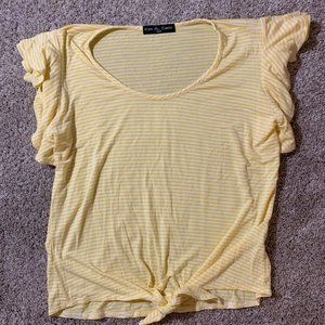 Kim and Cami Small Tie Blouse